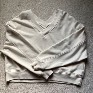 Aerie v neck sweatshirt